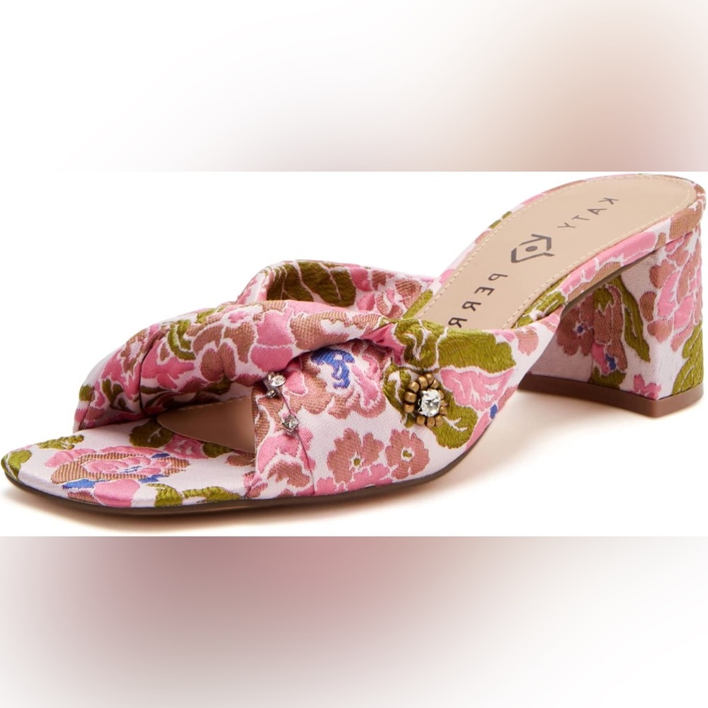 🤩Katy Perry Women's The Tooliped Twisted Sandal Heeled Size 9M